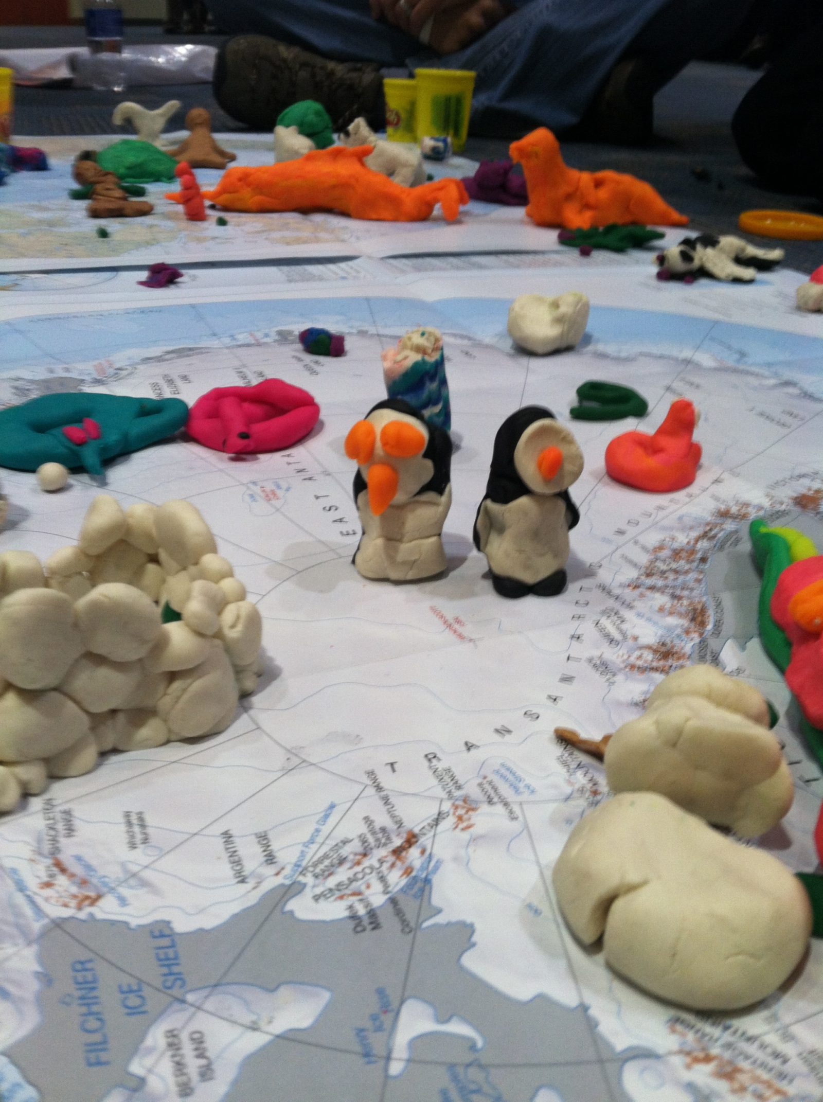 Polar Play-Doh Animals. Photo: S. Bartholow