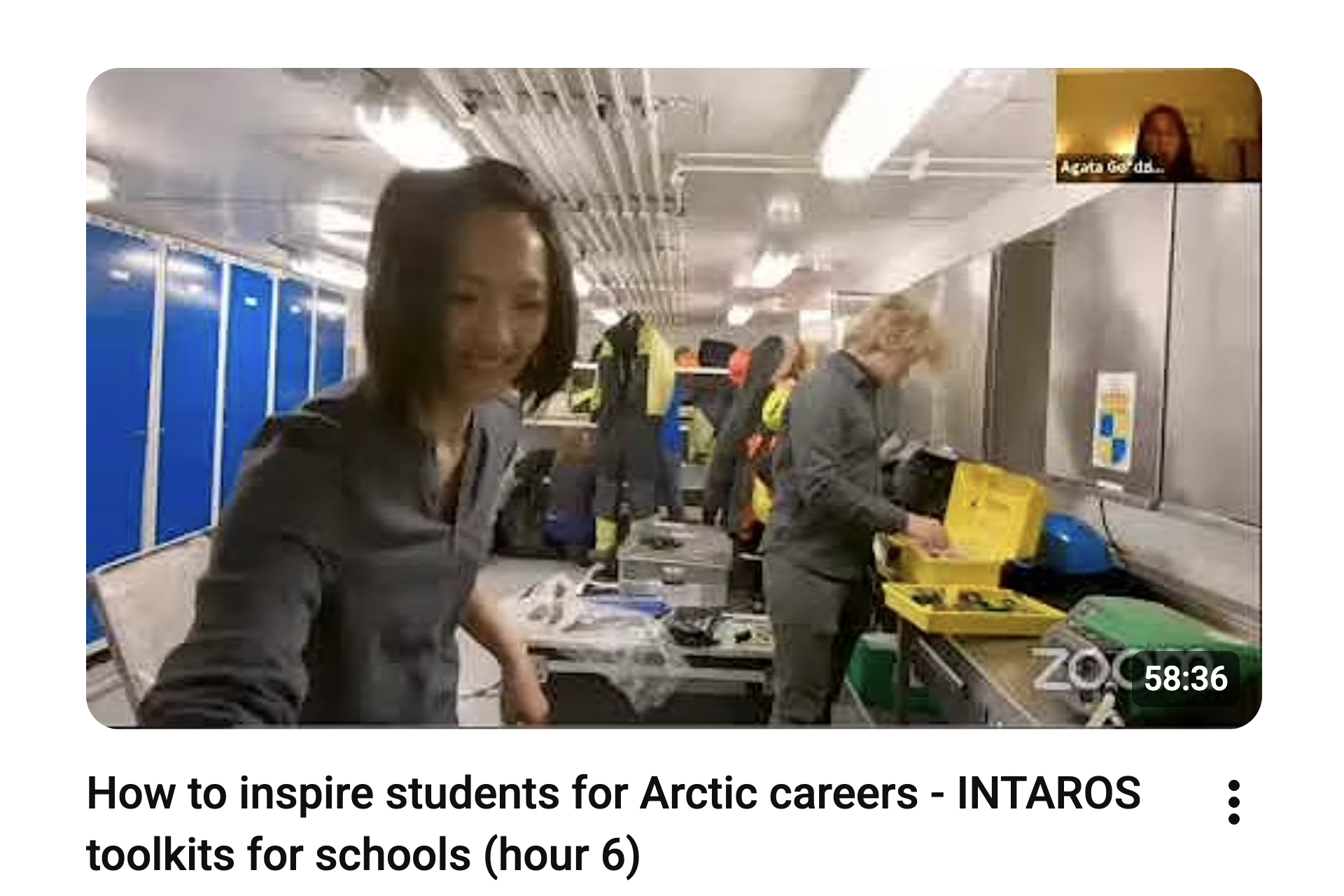 How to inspire students for Arctic careers - INTAROS toolkits for schools (hour 6)