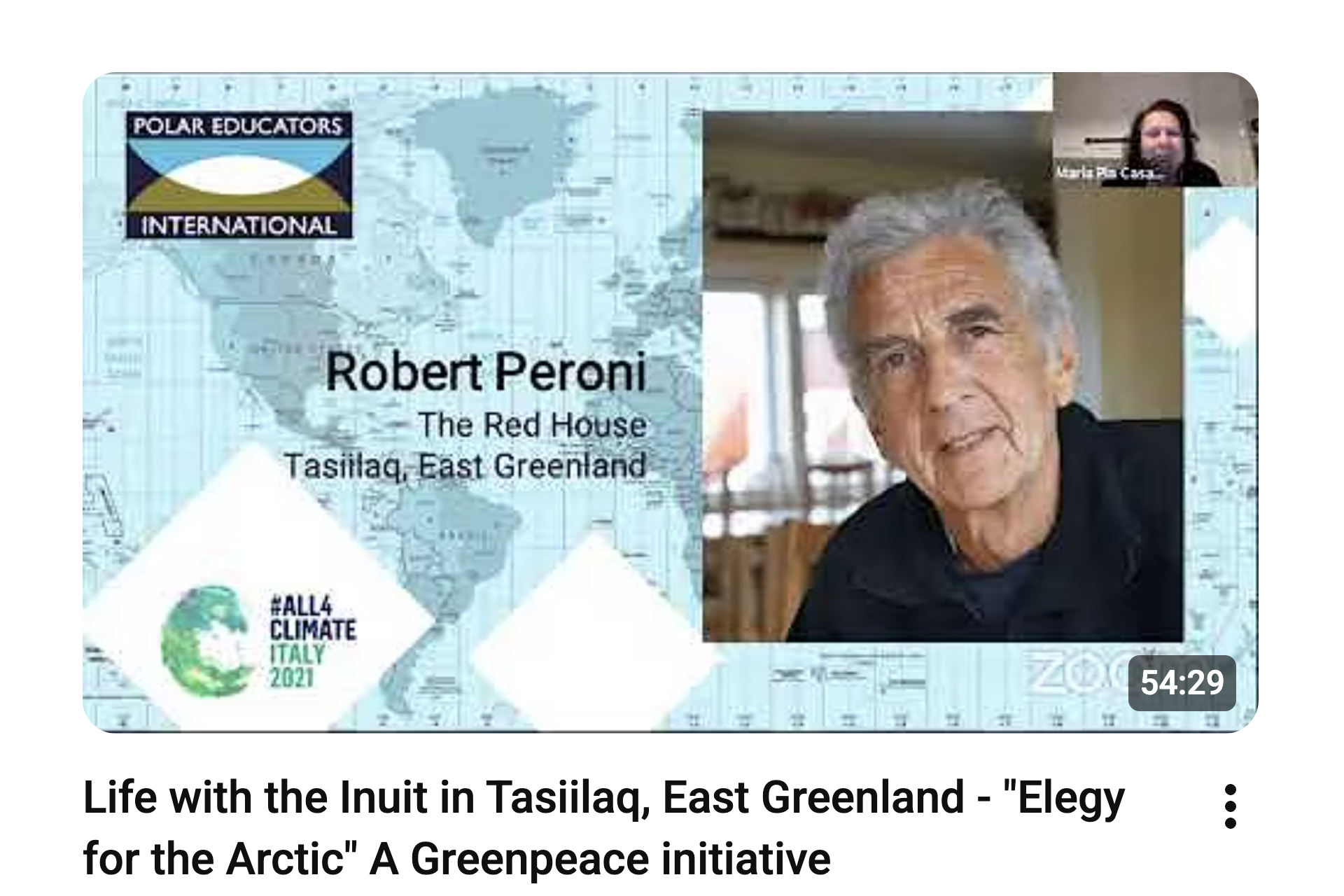 Life with the Inuit in Tasiilaq, East Greenland - "Elegy for the Arctic" A Greenpeace initiative