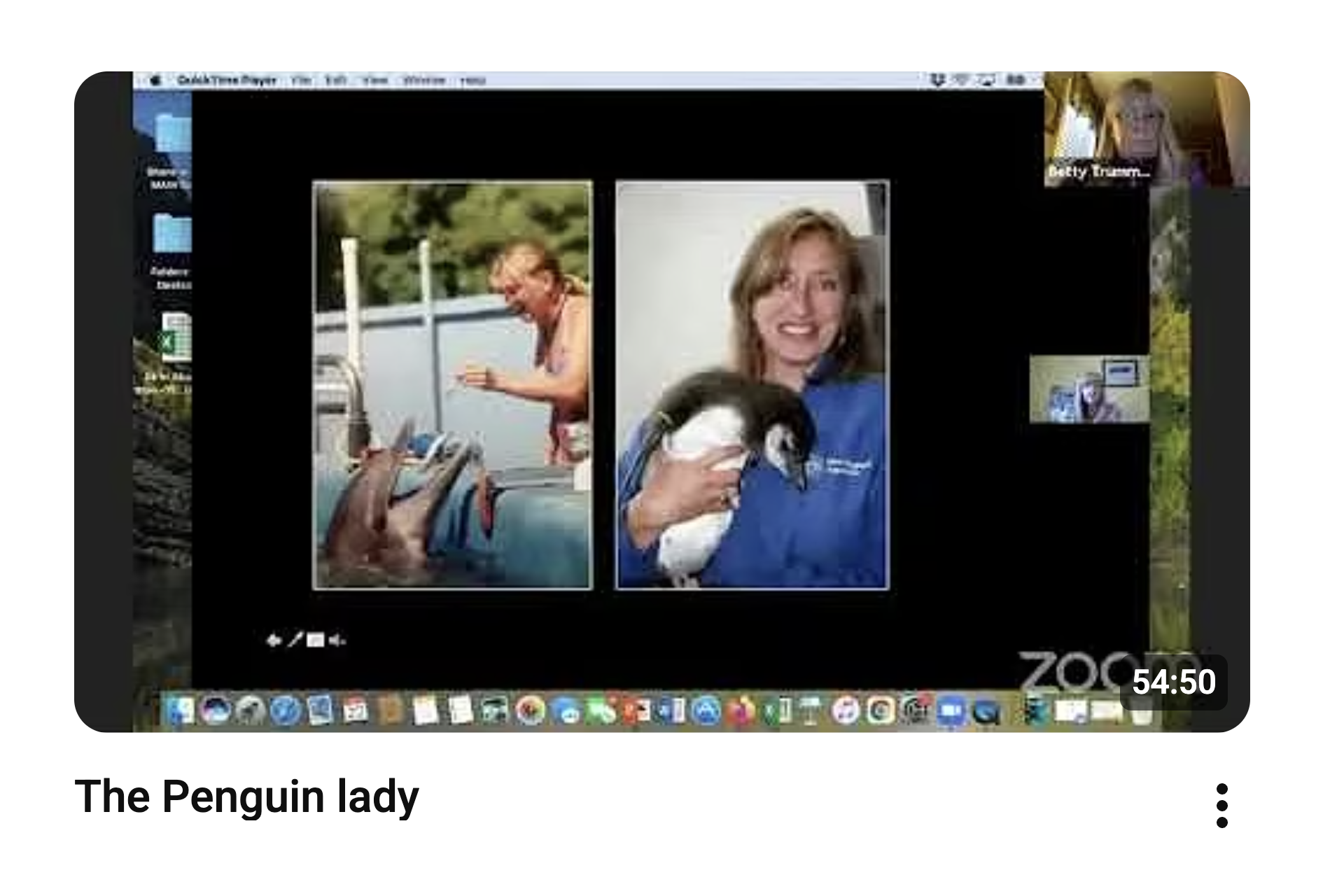 The Penguin lady