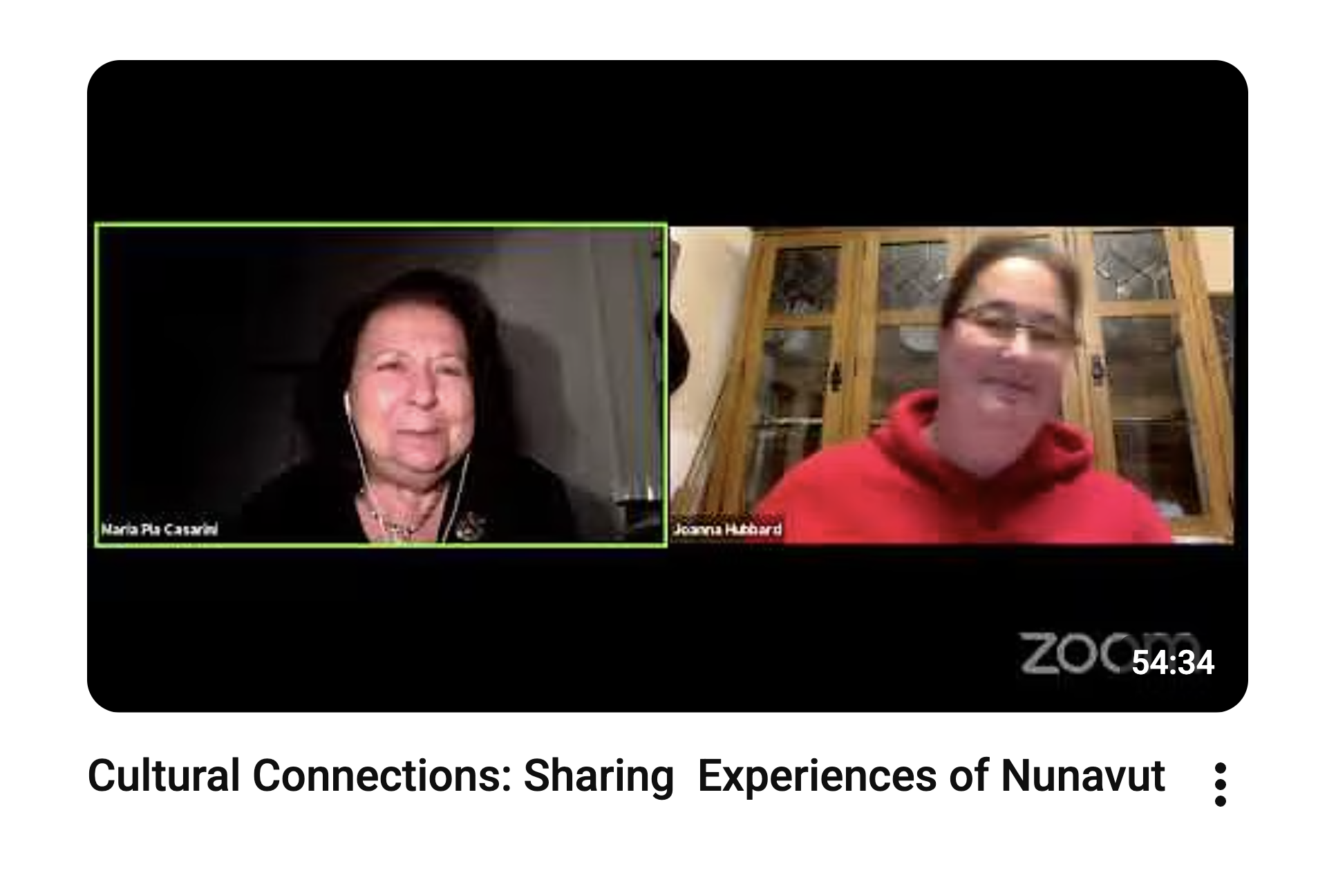 Cultural Connections: Sharing  Experiences of Nunavut