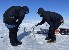 Scientists in Greenland
(credit: Erin Towns)