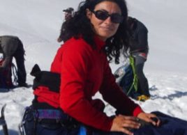 Alessia Cicconi in Antarctica
